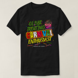 Camiseta Entusiasta del carnaval de trote de globo (editabl