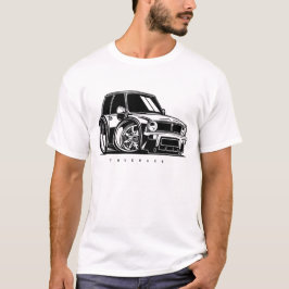 Camiseta Entusiasta del coche de arte de la Toon del club i