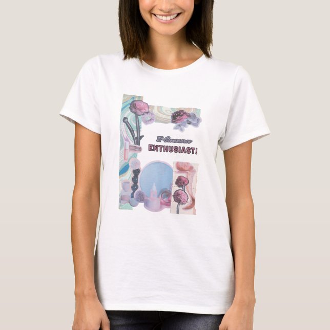 Camiseta Entusiasta del comercio electrónico (Anverso)