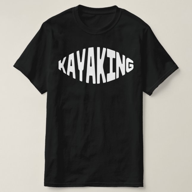 Camiseta Entusiasta del kayak (Diseño del anverso)