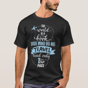 Camiseta Entusiasta del libro Gift - El mundo es un libro
