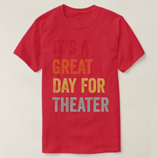 Camiseta Entusiasta del Teatro (Diseño del anverso)