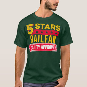 Camiseta Entusiasta del tren Buff amp Railfan Train de 5 es