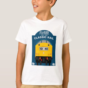 Camiseta Entusiasta del tren ferroviario británico