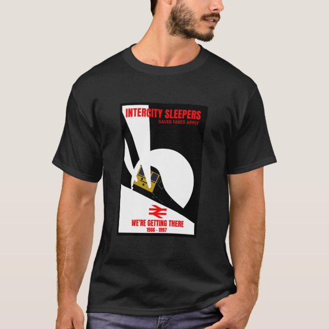 Camiseta Entusiasta del tren ferroviario británico (Anverso)