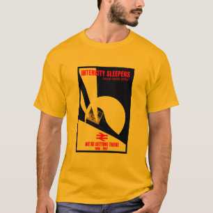 Camiseta Entusiasta del tren ferroviario británico