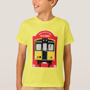 Camiseta Entusiasta del tren ferroviario británico