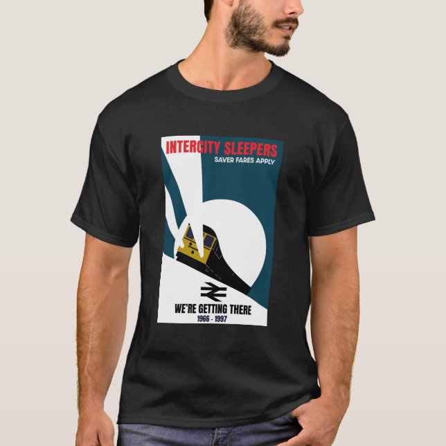 Camiseta Entusiasta del tren ferroviario británico (Anverso)