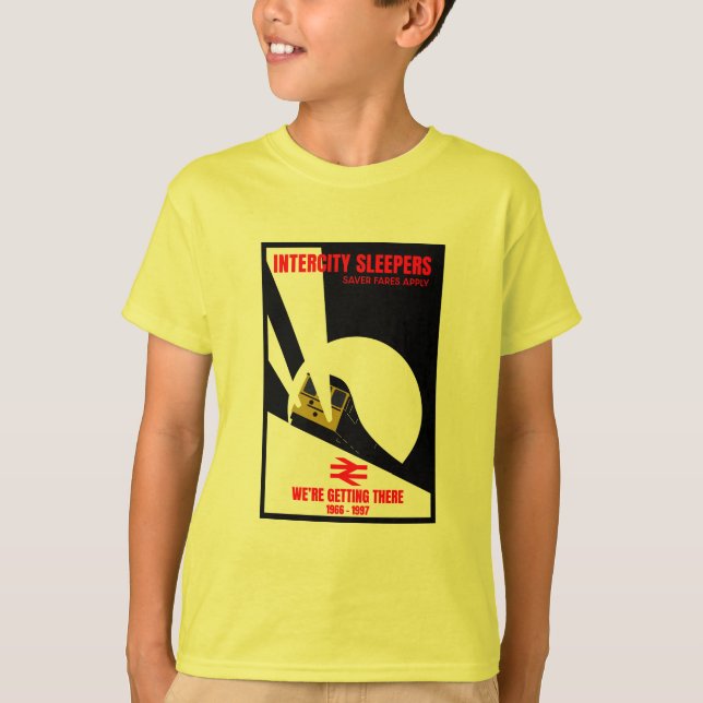 Camiseta Entusiasta del tren ferroviario británico (Anverso)