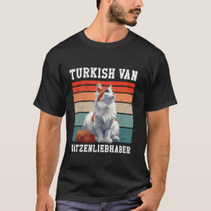 CAMISETA ENTUSIASTA DEL VAN TURCO AMANTE DE GATOS VAN TURCO