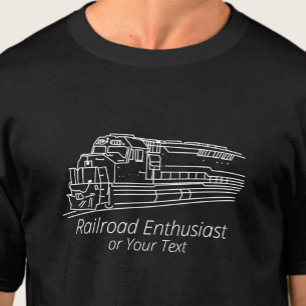 Camiseta Entusiasta del ventilador del ferrocarril Locomoto