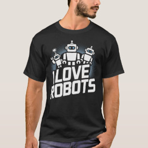 Camiseta Entusiasta Divertido Creativo Juguetón de Robots q
