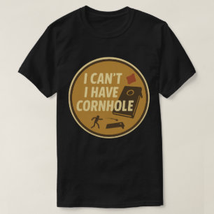 Camiseta Entusiasta divertido del juego de Cornhole Gráfico