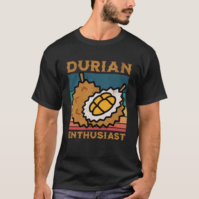 Camiseta Entusiasta durión Divertido amante (Anverso)