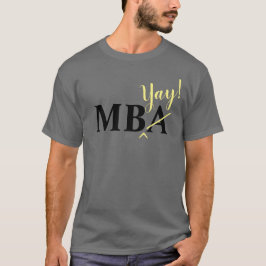 Camiseta Entusiasta graduado en administración de empresas 