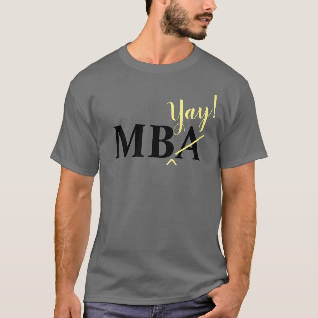 Camiseta Entusiasta graduado en administración de empresas  (Anverso)