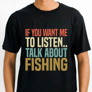 Camiseta Entusiasta Pescador Aventura al Aire Libre Retro V