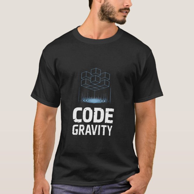 Camiseta Entusiastas del Algoritmo de Gravedad de Código (Anverso)