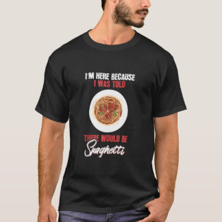 Camiseta Entusiastas del espagueti humorísticos Foodie Gags