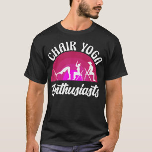 Camiseta Entusiastas del Yoga en Silla Serenidad Física