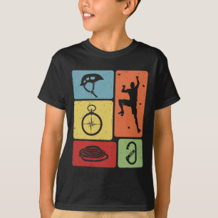Camiseta Entusiastas Divertidos de Escalada en Roca Boulder