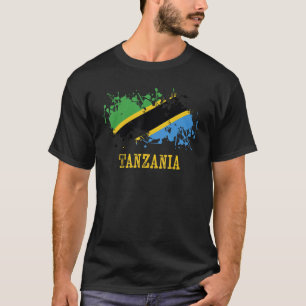 Camiseta entusiastas tanzanos por Tanzania y Tanzania