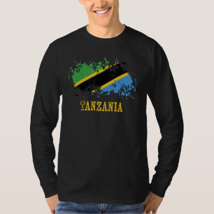 Camiseta entusiastas tanzanos por Tanzania y Tanzania