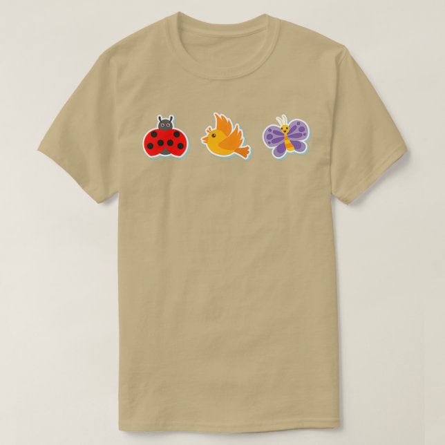 Camiseta Envase Animal Crocs Jibbitz 3Pack Animal 2 (Diseño del anverso)