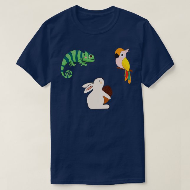 Camiseta Envase Animal Crocs Jibbitz 3Pack Animal 5 (Diseño del anverso)