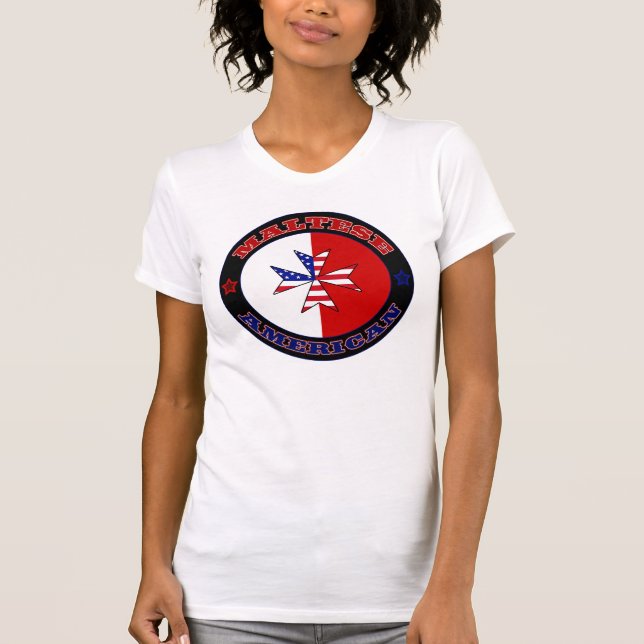 Camiseta Envase maltés-americano de cruz, Malta (Anverso)
