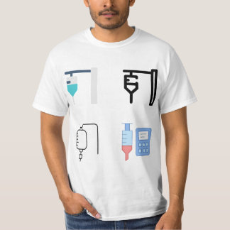 Camiseta Envase Pegatina de Enfermería Para Tratamiento De 