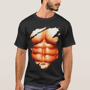 Camiseta Envase Seis Músculos Envase Tornar el CUERPO DE L