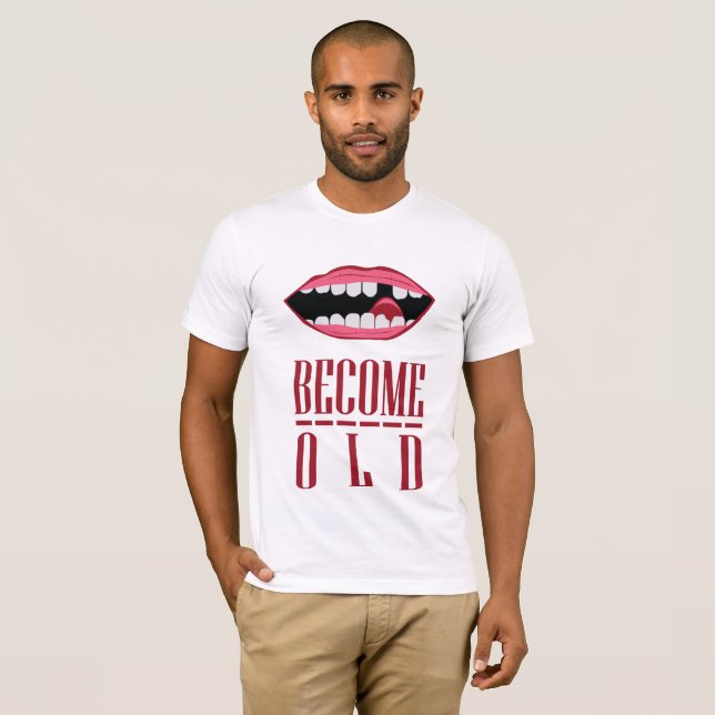 Camiseta envejecer (Anverso completo)