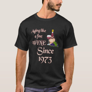 Camiseta Envejecer Como Un Buen Vino Desde El Año De Los Añ
