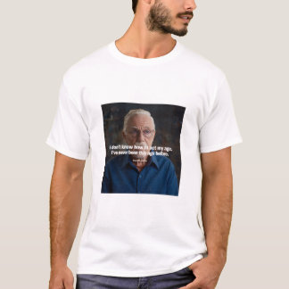 Camiseta Envejecer y reír a través de las lecciones de la v