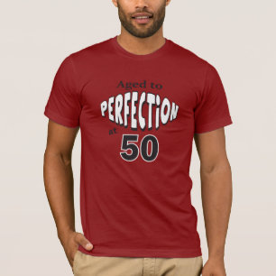 Camiseta Envejecido a la perfección en 50 años cumpleaño