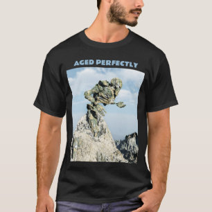 Camiseta Envejecido Perfectamente. Fósil de robot, divertid