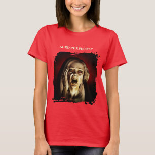Camiseta Envejecido Perfectamente. Retrato de una mujer