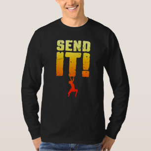 Camiseta Envíalo Escalada en Roca Bouldering Niño Escalado