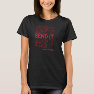 Camiseta Enviar El Diseño De La Bolsa De Comestibles Para E