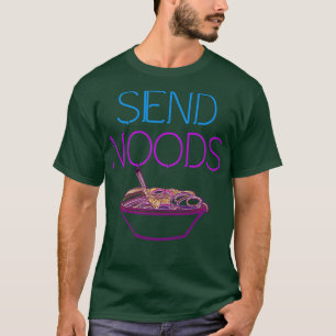 Camiseta Enviar fideos de fideos Ramen