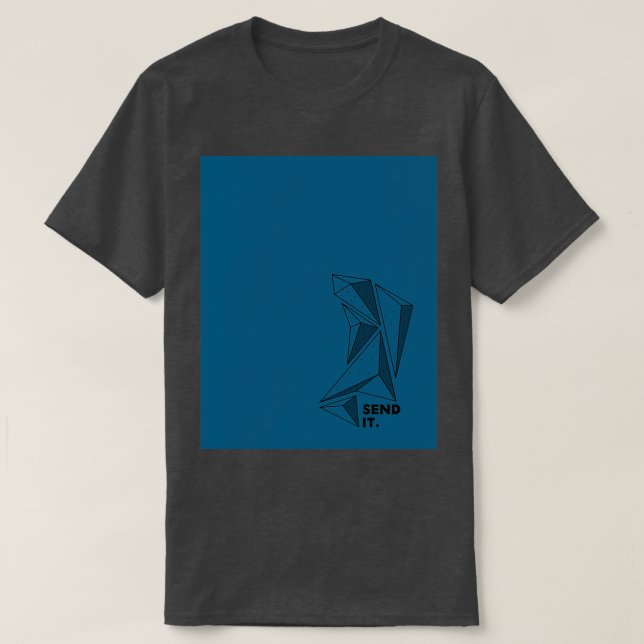 Camiseta ENVIAR gráfico de TI (Diseño del anverso)