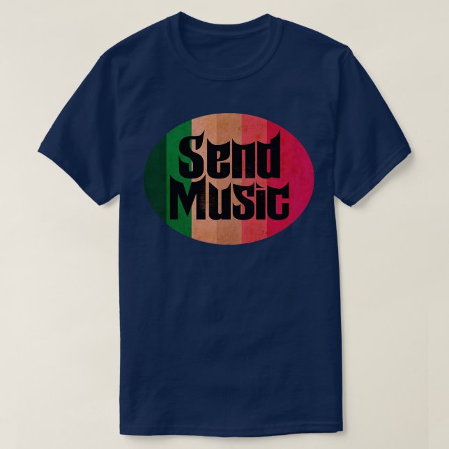 Camiseta Enviar imagen de música (Diseño del anverso)