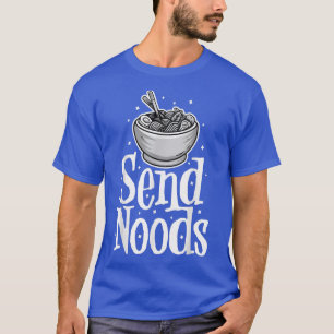 Camiseta Enviar Nodos Japoneses, Noodle Ramen Para Hombres 