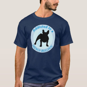 Camiseta Enviciado a un bulldog francés
