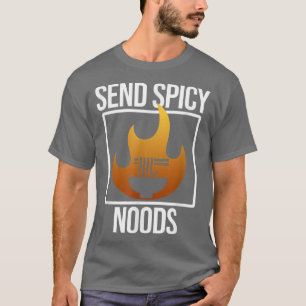 Camiseta Envíen Nodos picantes Anime Kawaii Ramen Noodles L
