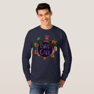 Camiseta Envío con logotipo y envío de llamadas de aves