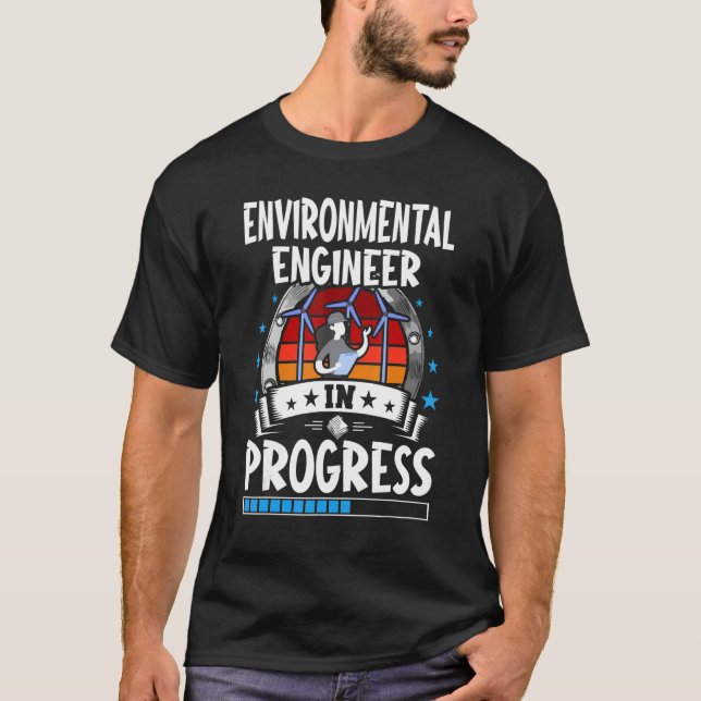Camiseta Environmental Engineer In Progress Trainee Student (Anverso)