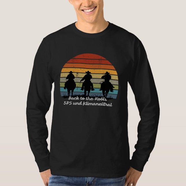 Camiseta Environmentally friendly Western riding and carria (Anverso)