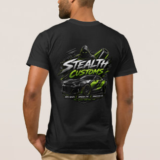 Camiseta Envoltura de vinilo personalizada Stealth Customs